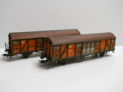 Fleischmann h0 5295 carri merci pesanti con carico delle DB in OVP 